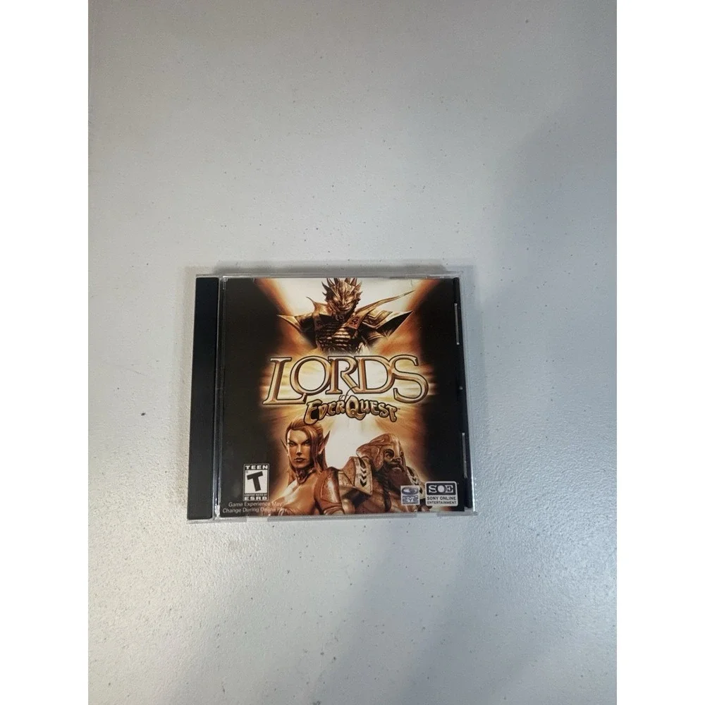 Lords of EverQuest (PC 2003) Small Box PC GAME Great Condition. Complete/Poster